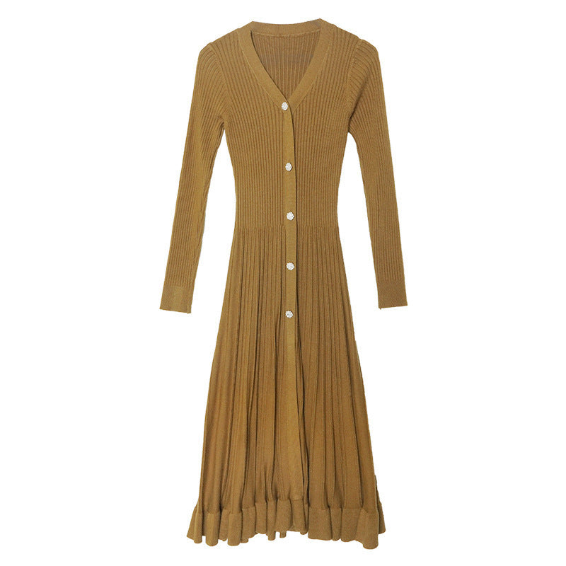 Knitted Long Slimming Sweater Dress