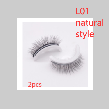 Reusable 3D Natural False Mink Eyelashes