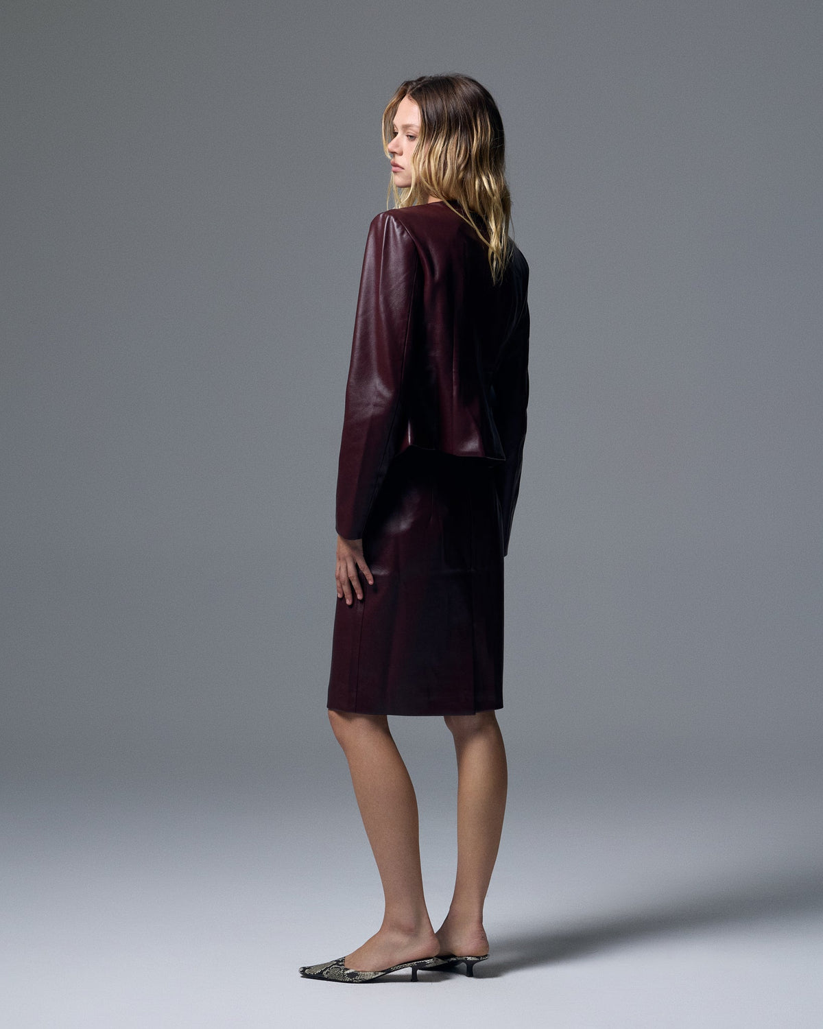 Sloan Vegan Leather Skirt