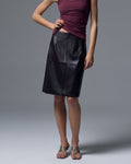 Sloan Vegan Leather Skirt