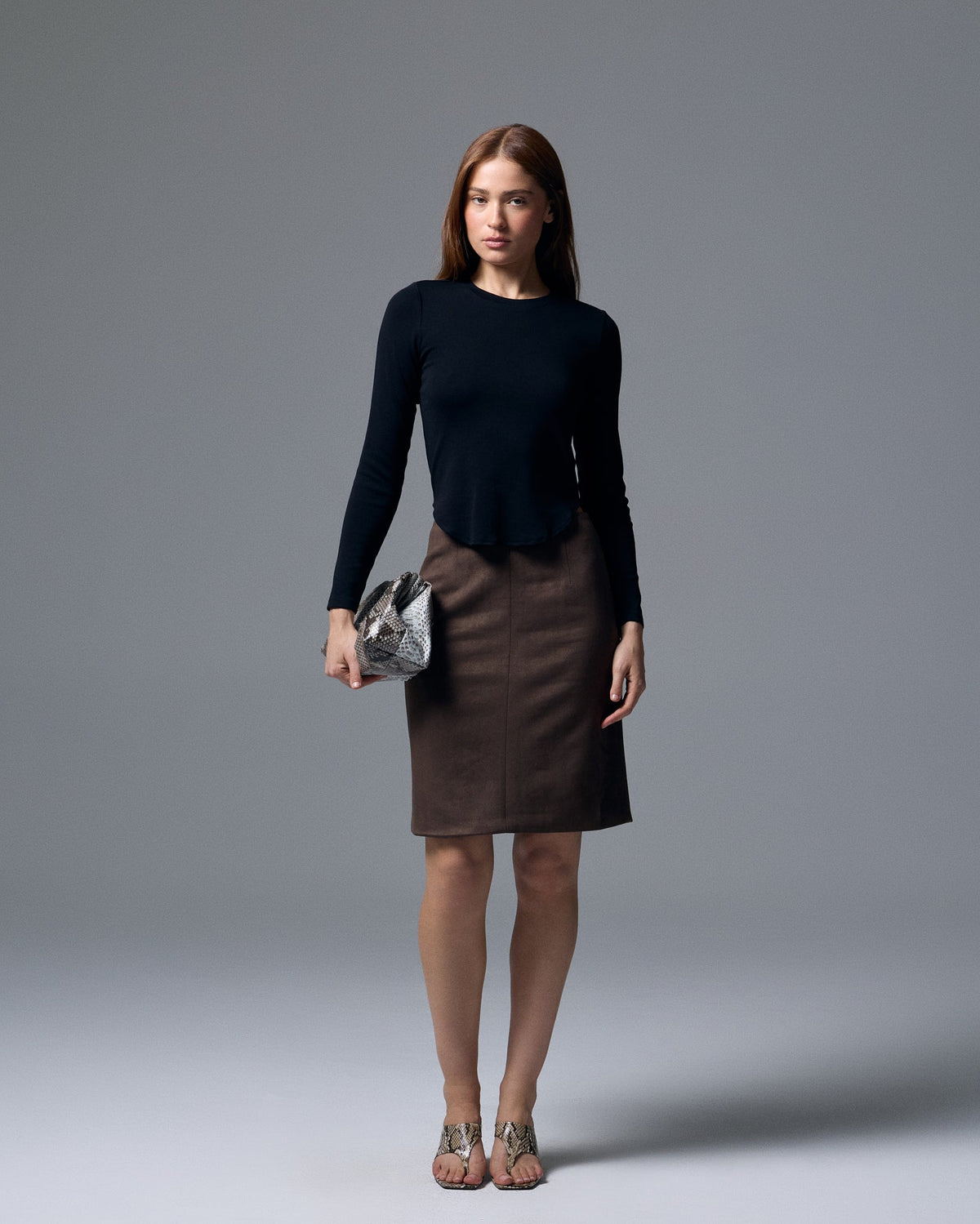 Sloan Suede Skirt