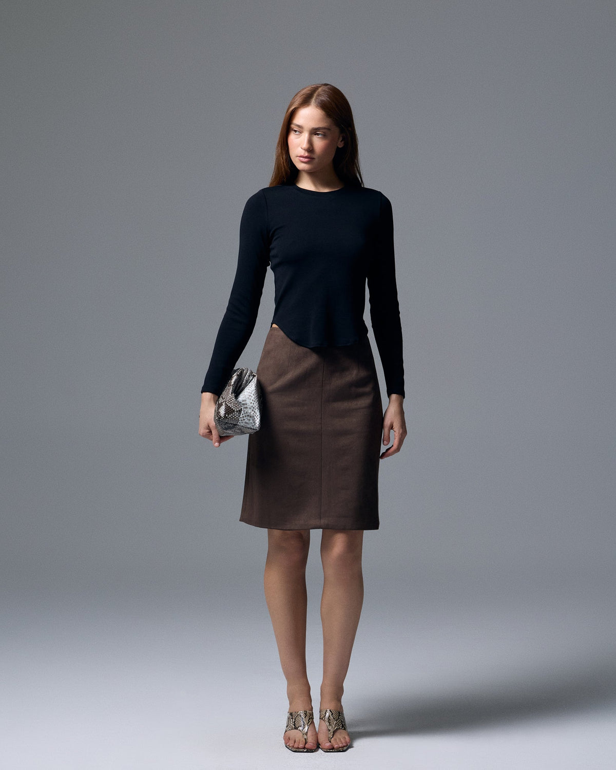 Sloan Suede Skirt