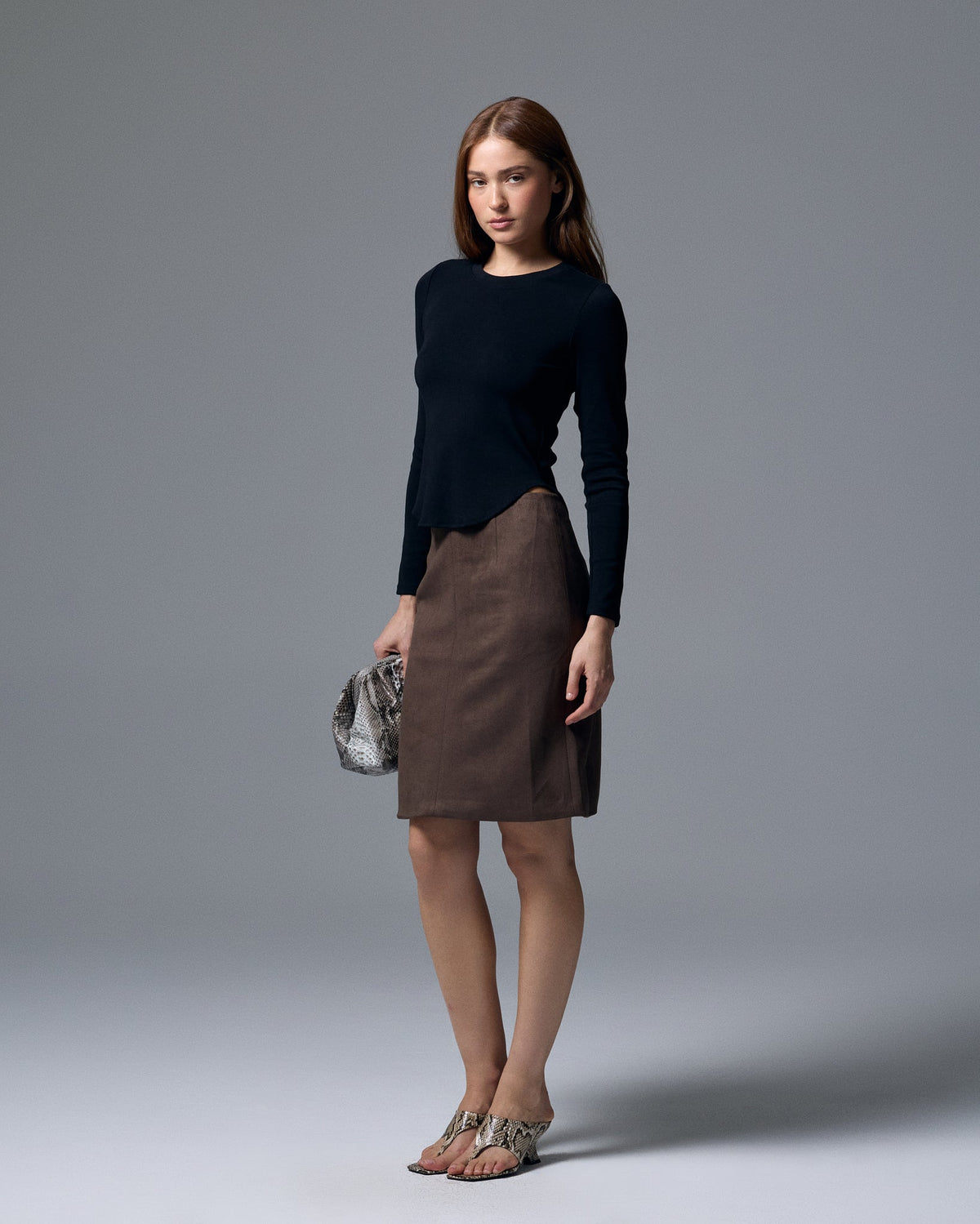 Sloan Suede Skirt