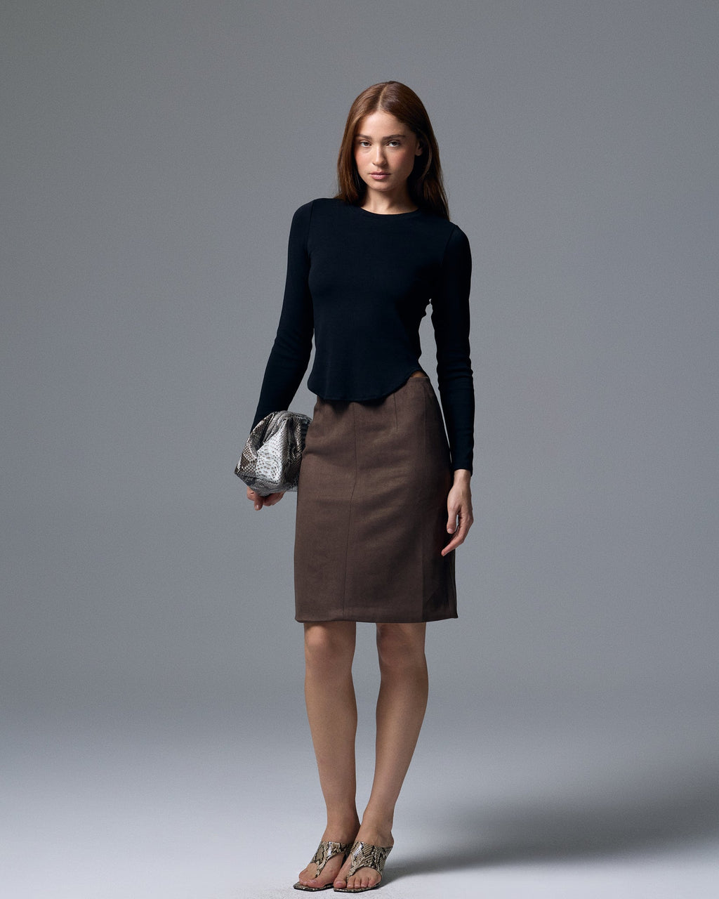 Sloan Suede Skirt