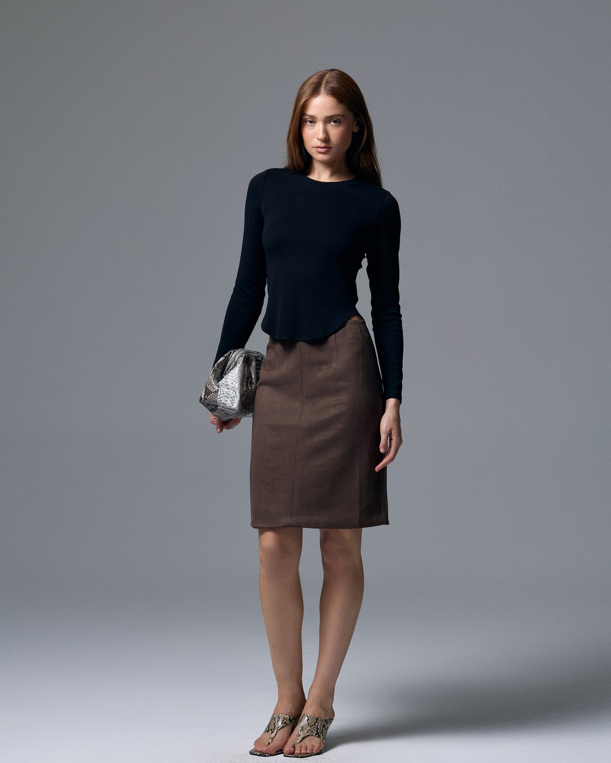 Sloan Suede Skirt