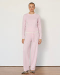 Tove Layered Cashmere Crewneck Top
