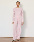 Tove Layered Cashmere Crewneck Top