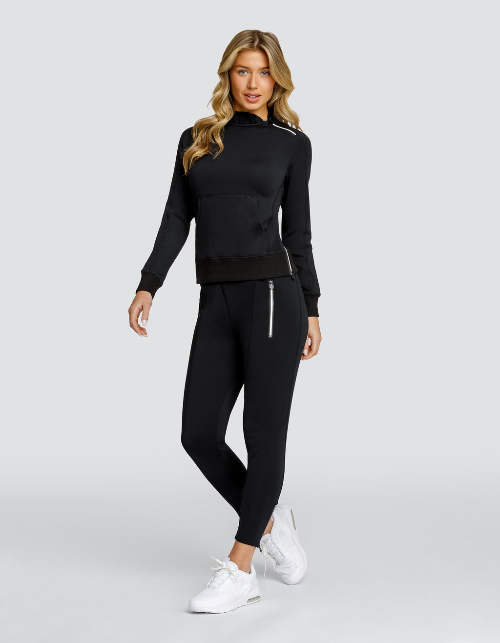 CONDOLEEZZA PULLOVER SWEATSHIRT - ONYX BLACK