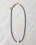 Pearl and Cord Necklace - Final Sale