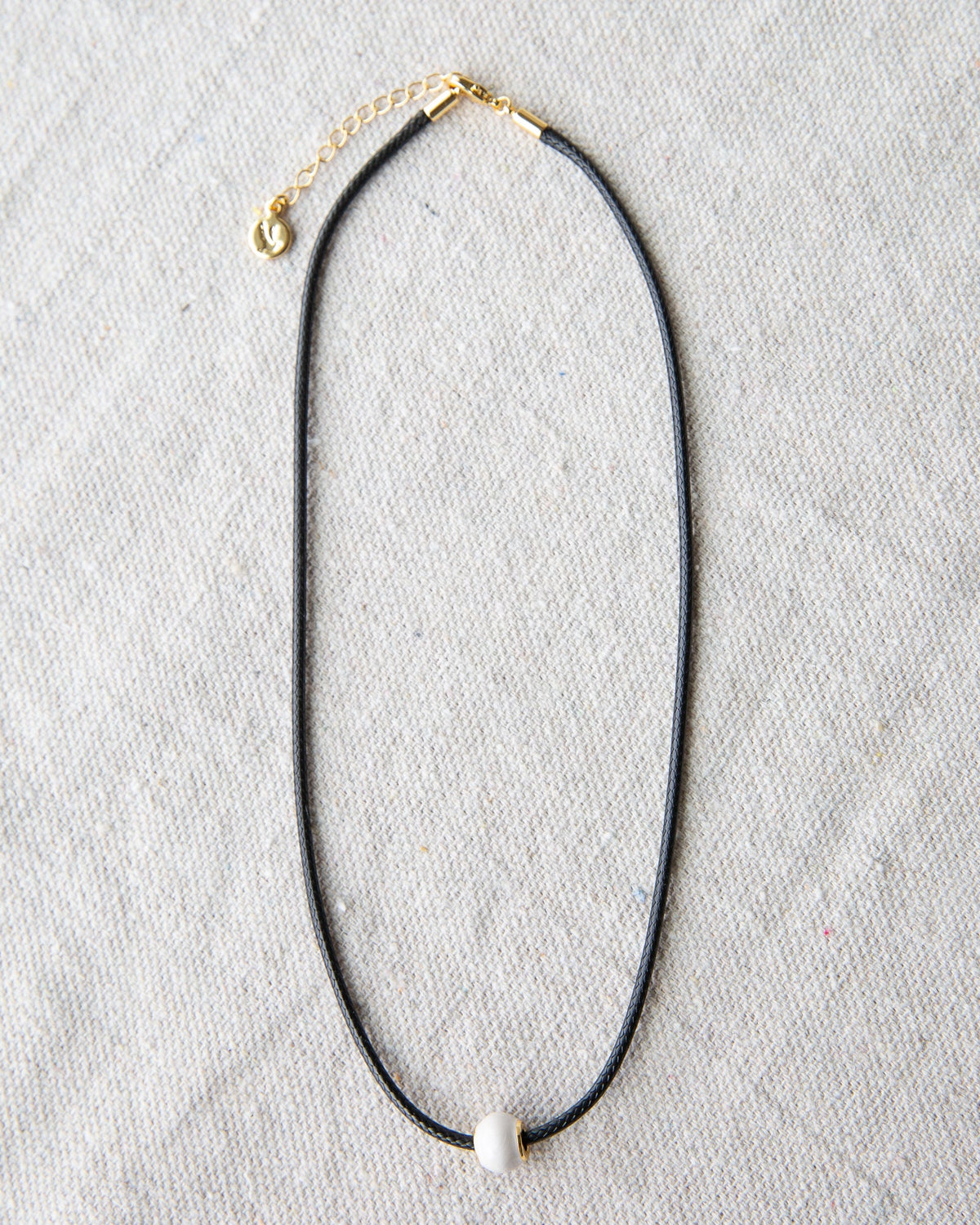 Pearl and Cord Necklace - Final Sale