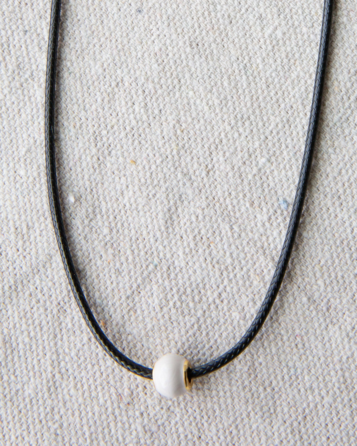 Pearl and Cord Necklace - Final Sale