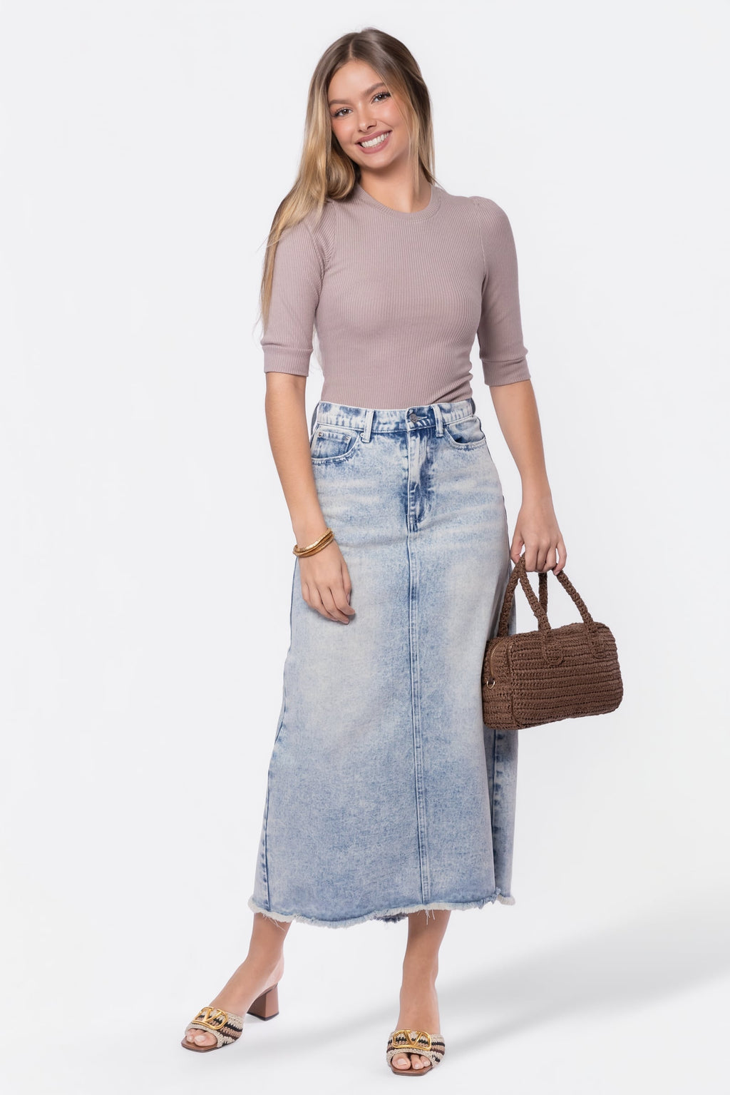 Jill Skirt (Light Blue)