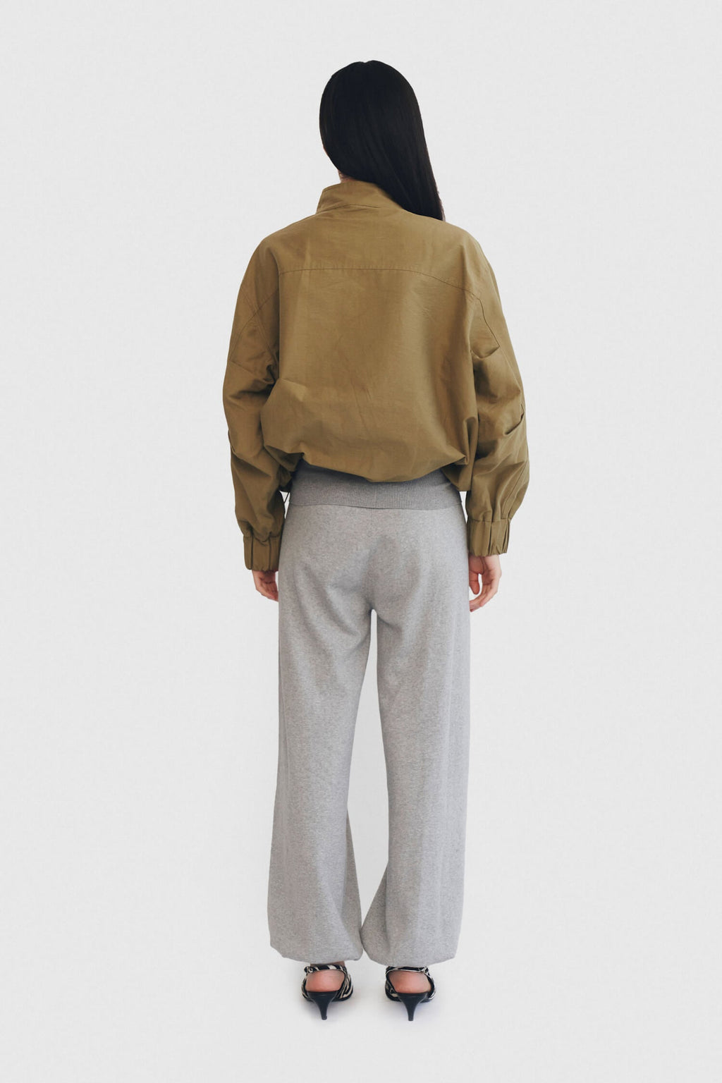 SABLE JACKET IN SAGE GREEN