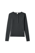 HARAM TOP IN CHARCOAL