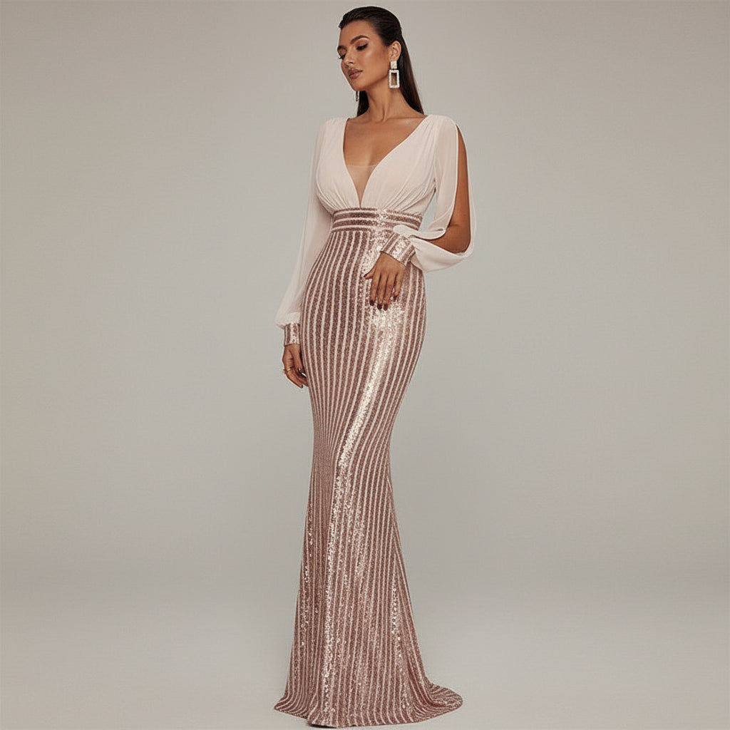 Noble Evening Sequin Dress (Copy)