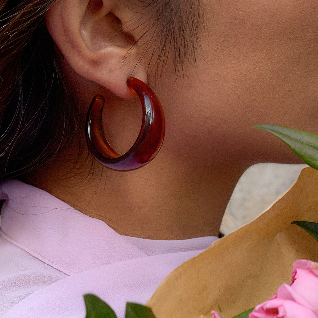 Kay Acrylic Earrings Jewelry Set
