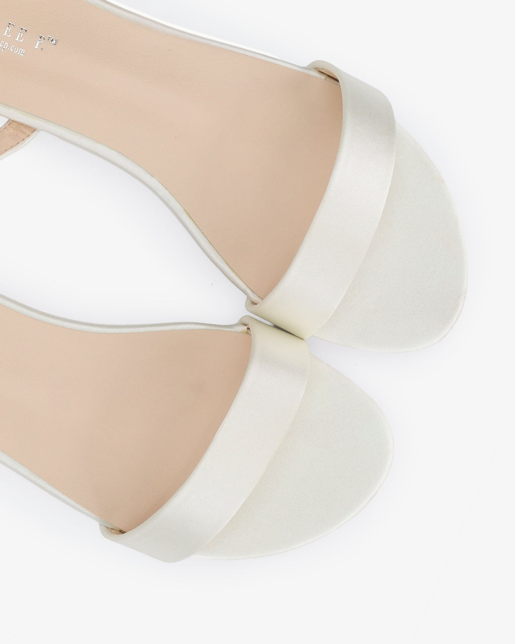 Satin Flat Sandal with Ballerina Lace Up