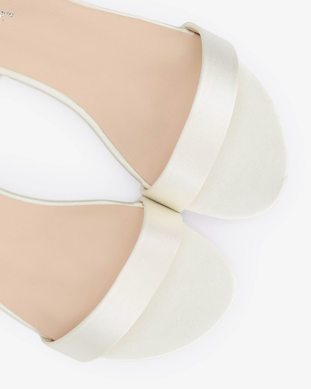 Satin Flat Sandal with Ballerina Lace Up