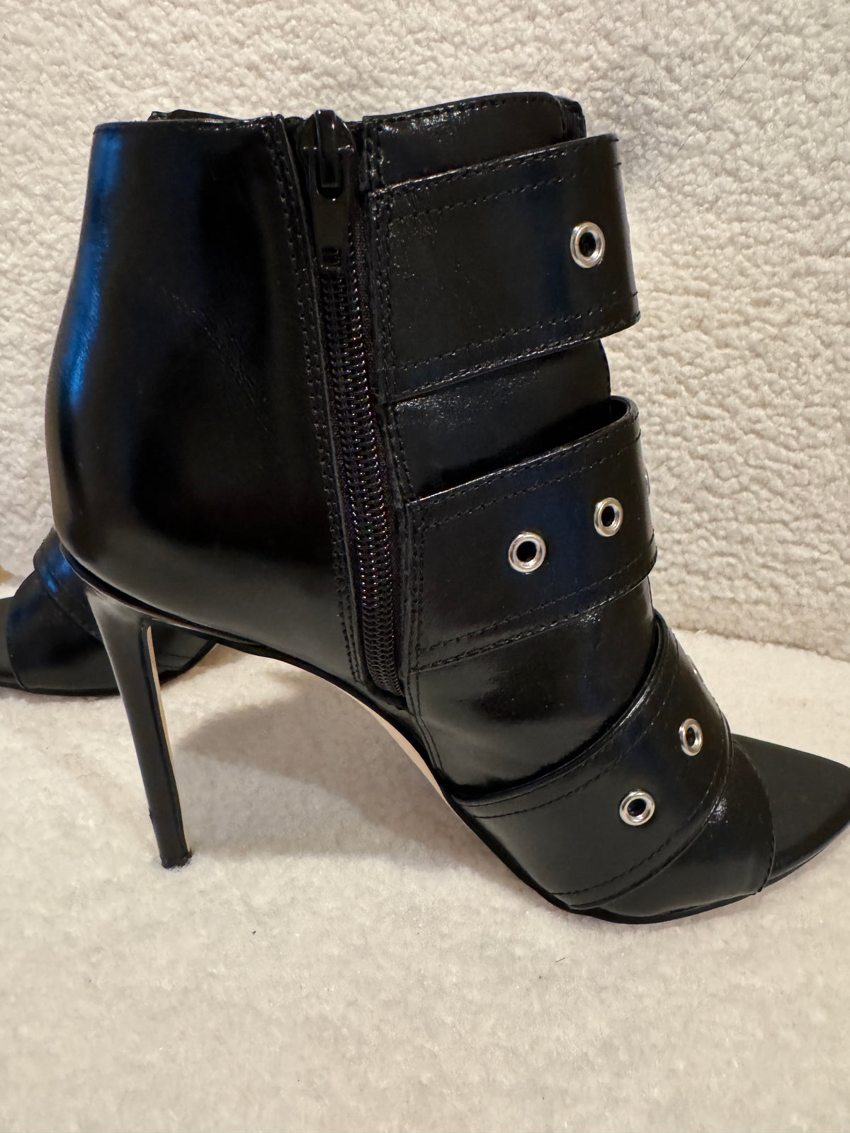 Black Maxence Buckle Bootie