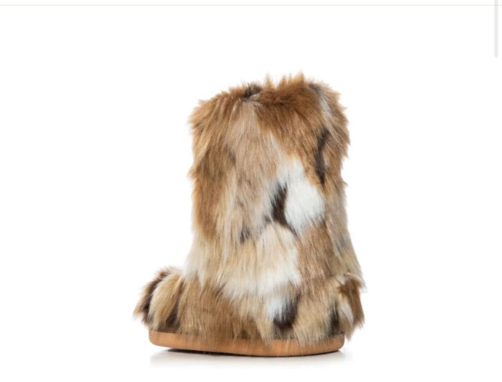 NADIANNA-BROWN FAUX FUR BOOT
