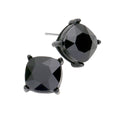 Square Stone Stud Earrings