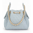Bayshore Bucket Bag Medium - Light Wash Denim