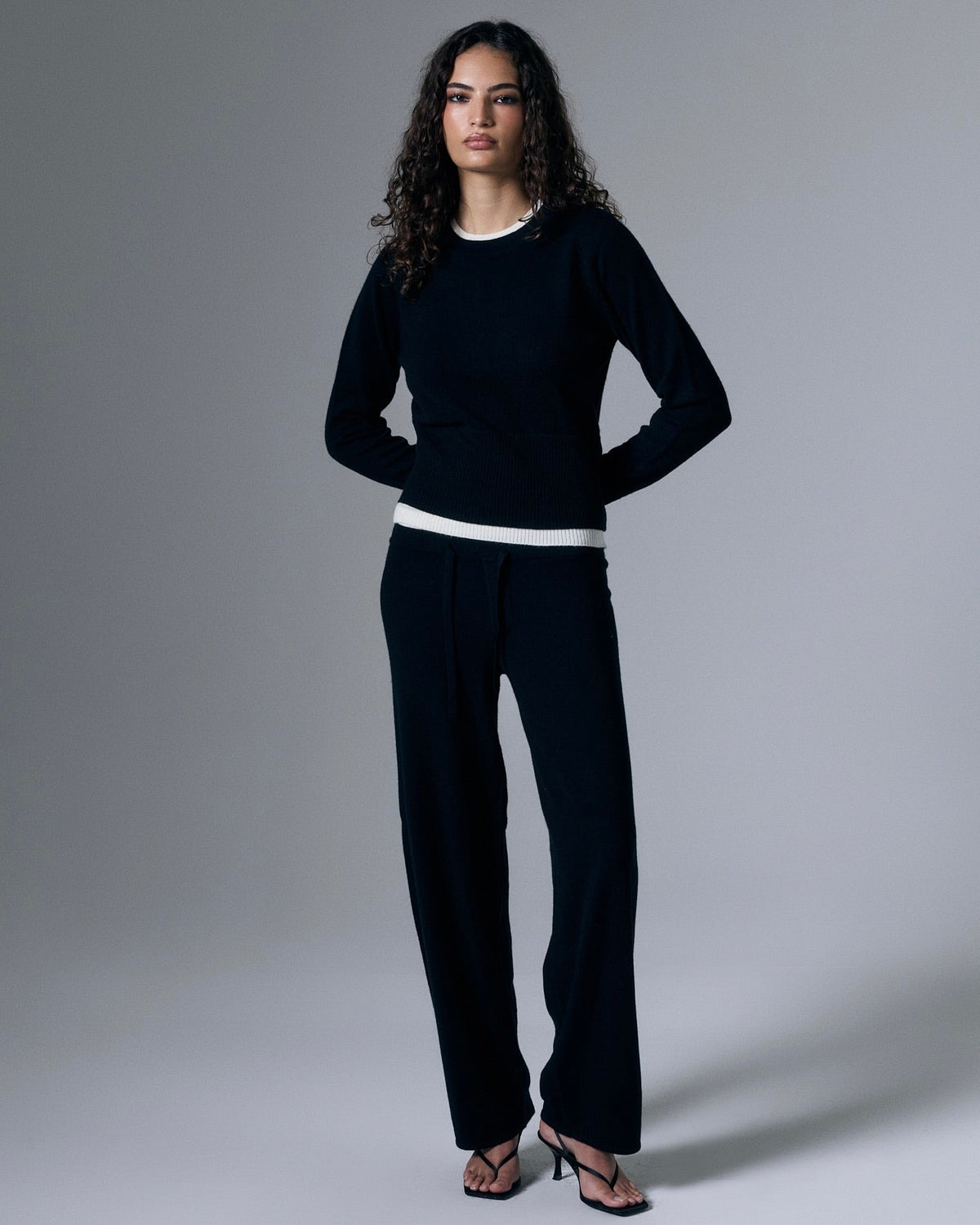 Tove Layered Cashmere Blend Crewneck
