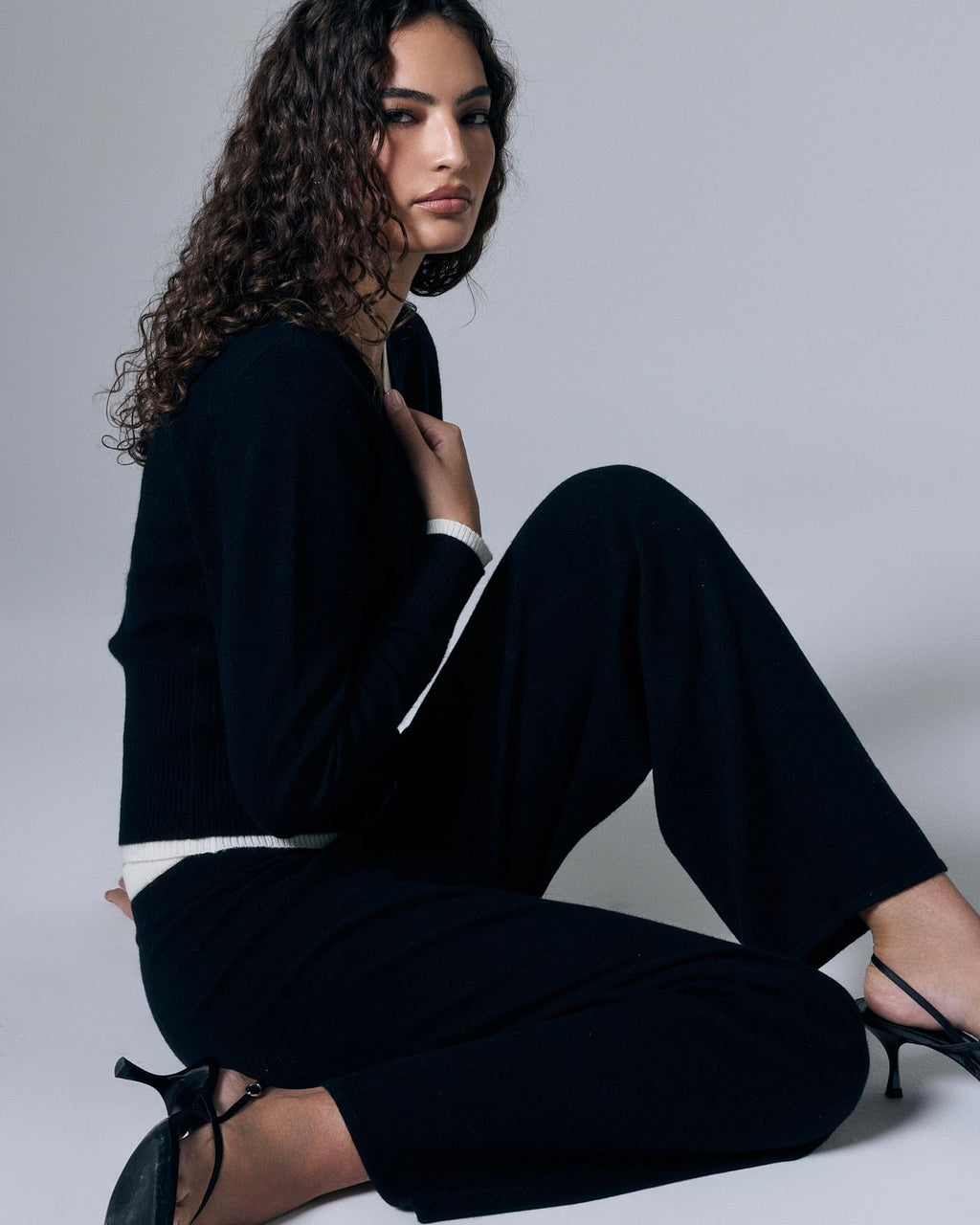 Tove Layered Cashmere Blend Crewneck