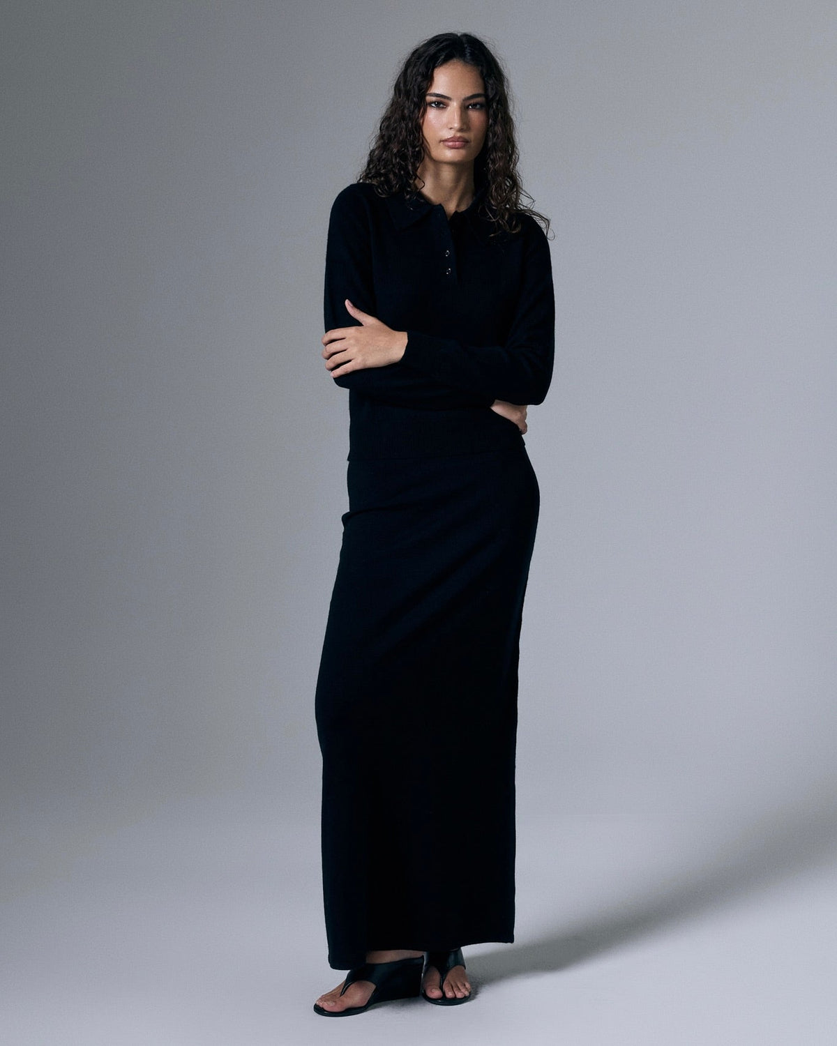 Tove Cashmere Blend Polo