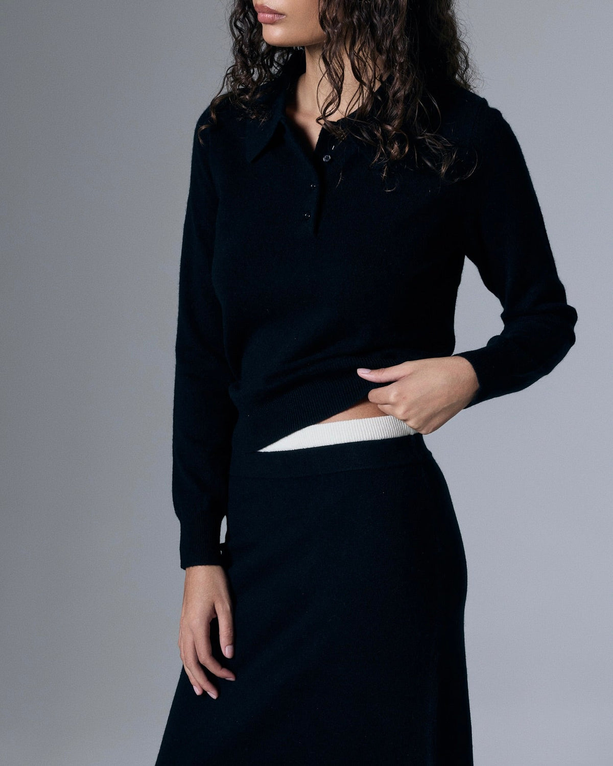 Tove Cashmere Blend Maxi Skirt