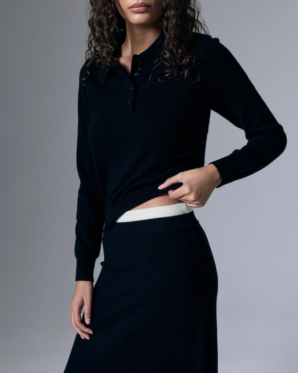Tove Cashmere Blend Polo
