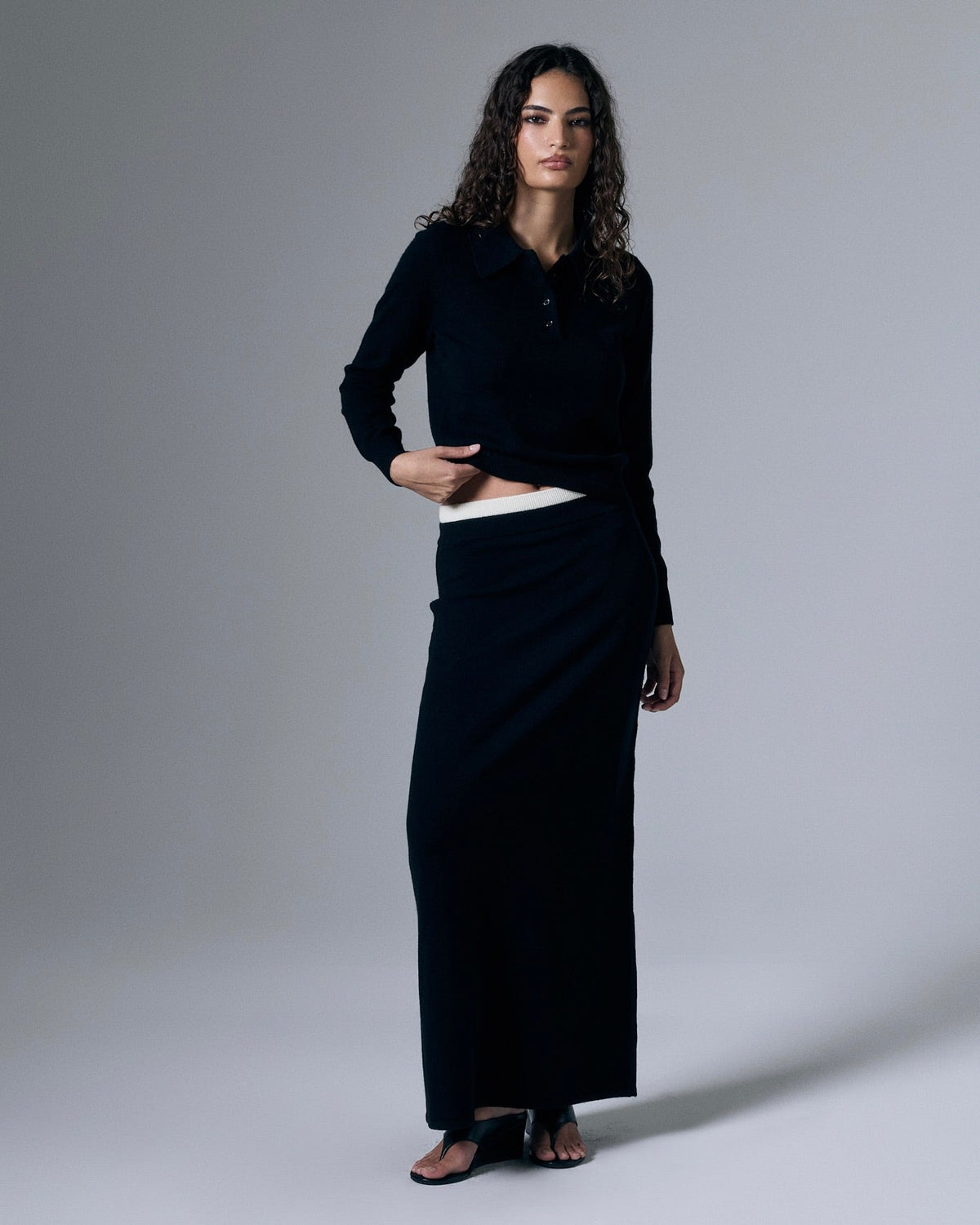 Tove Cashmere Blend Polo