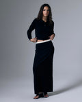 Tove Cashmere Blend Maxi Skirt