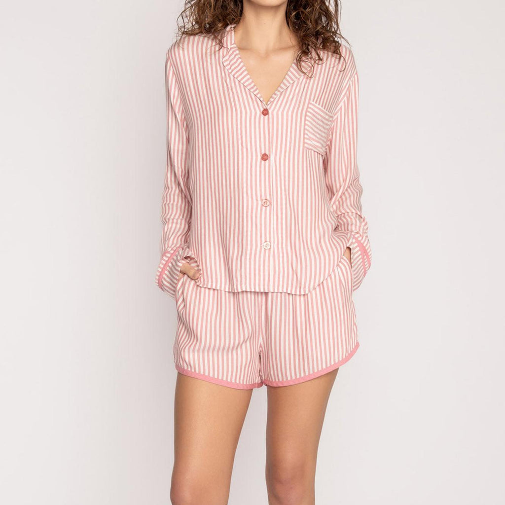 Pink Loungewear Pajamas Set