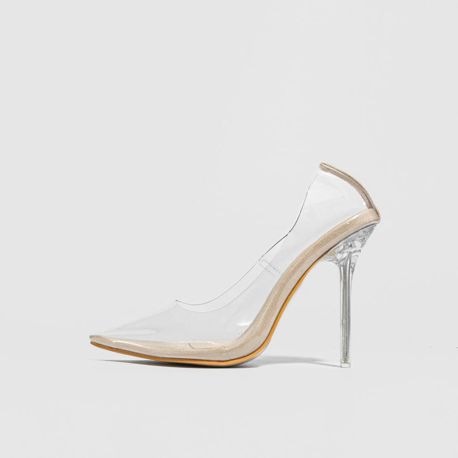 Crystal Pointed-Toe Stiletto Heel