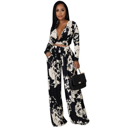 Casual Black & White printed Set