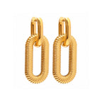 18K Gold Plated Stylish Earrings