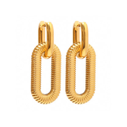 18K Gold Plated Stylish Earrings