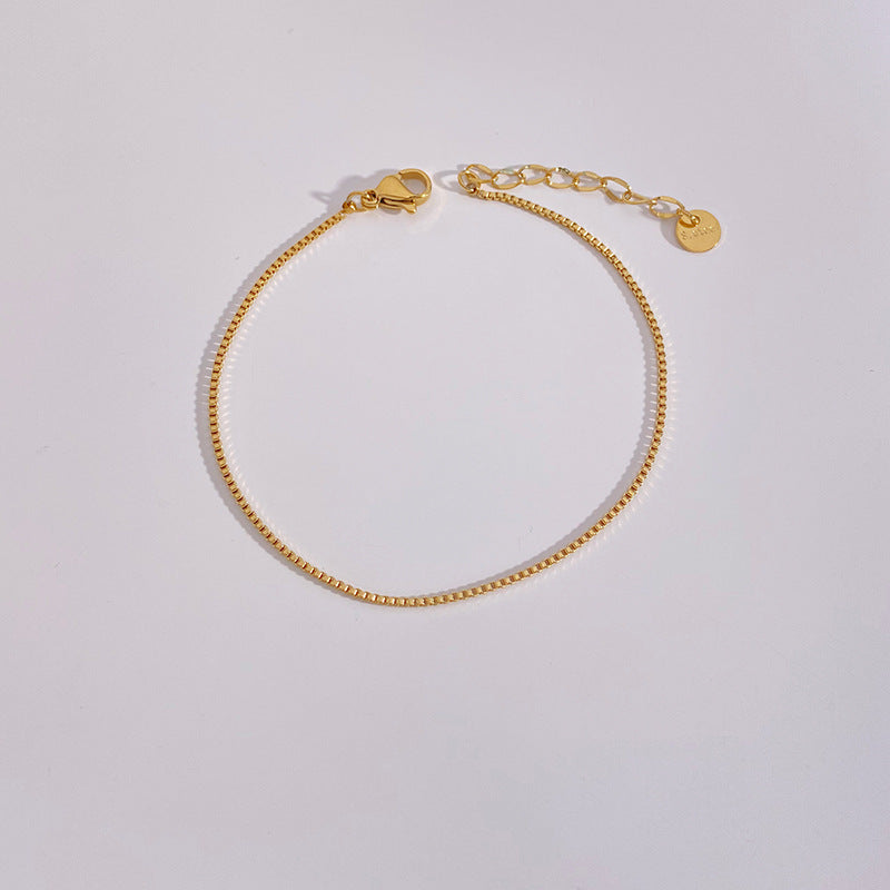 Stainless Steel Bead Chain Bracelet