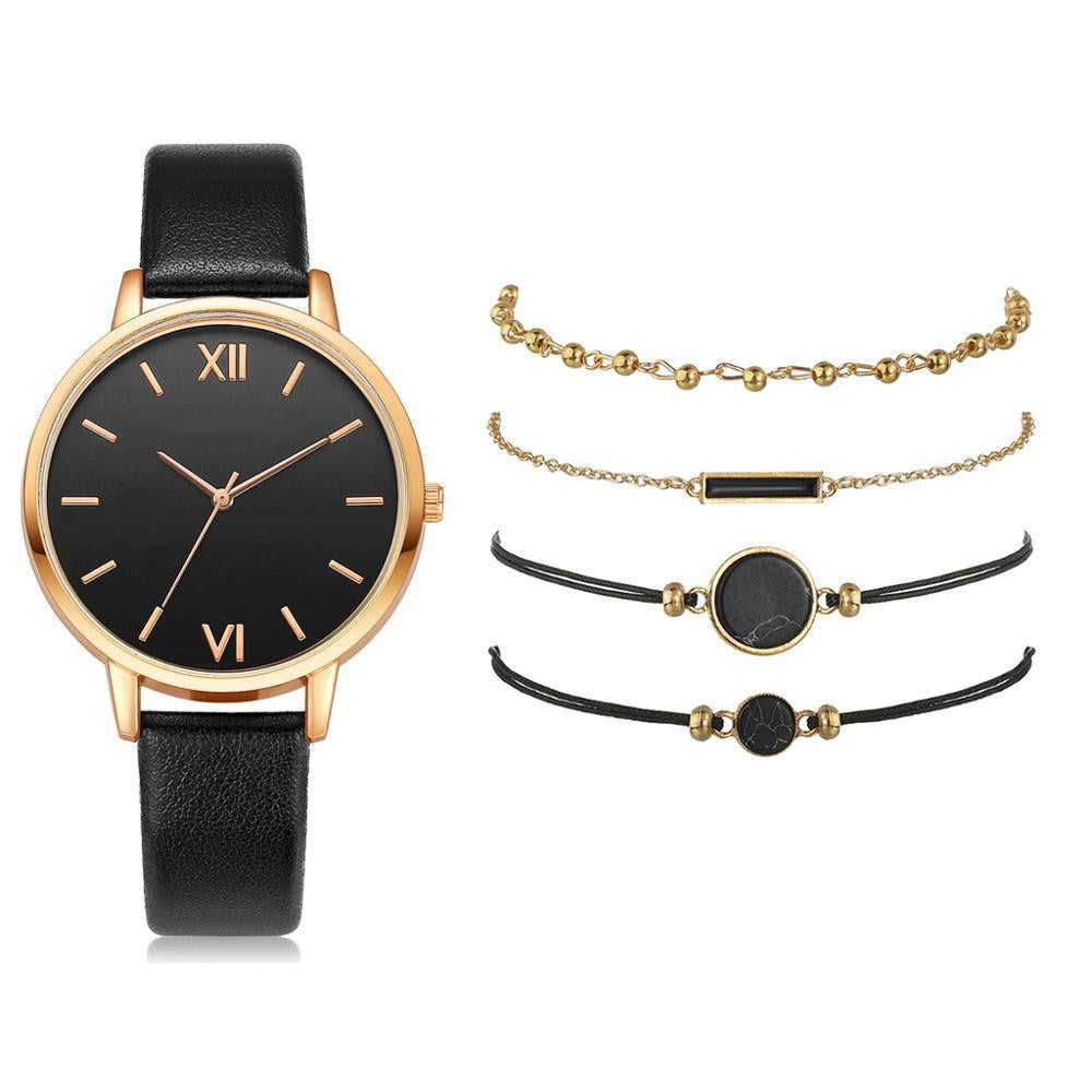 Ladies Watch With Bracelet Set