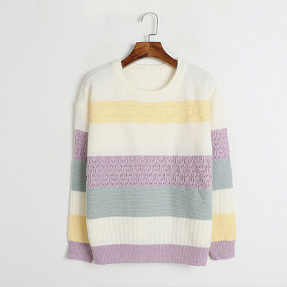 Crew Neck Loose Sweater