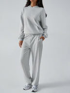 Hooded Sweater Sweat Set