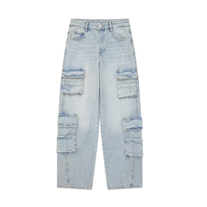 Wide Leg Cargo Jeans