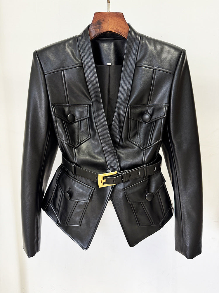 Leather Jacket Coat