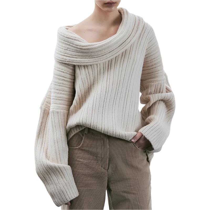 Off Shoulder Over Sized Sweater