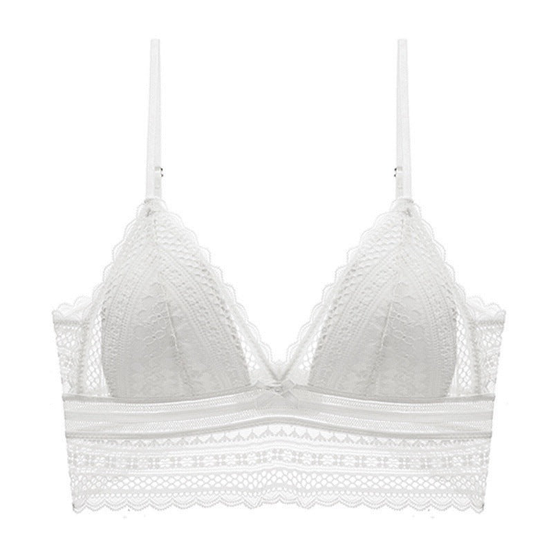 Lace Ultra Thin Wireless Triangle Bra