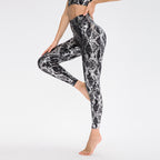 Snake Print Yoga Leggings