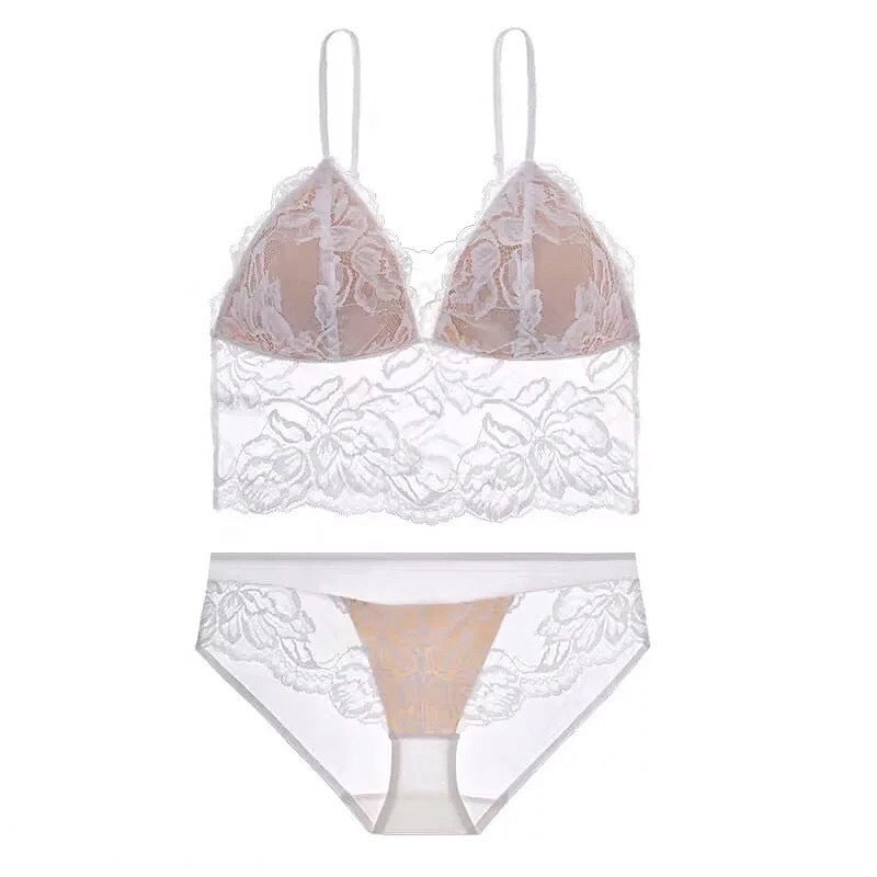 Wireless Spaghetti Strap Bra & Panties Sets