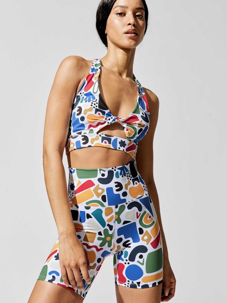 Graphic Printing Fitness Suit