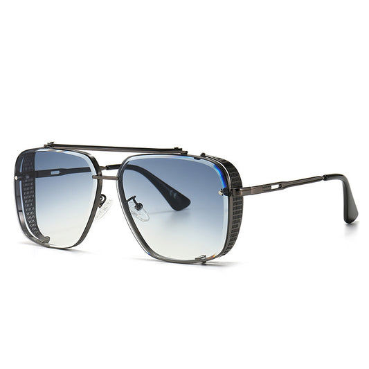 Modern Retro Square Frame Sunglasses